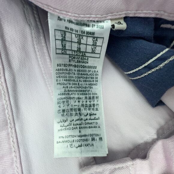 Guess Pale Pink Skinny Jeans | Sz 3/4 | Mid Rise Distressed | 30x10x29 - Picture 9 of 9